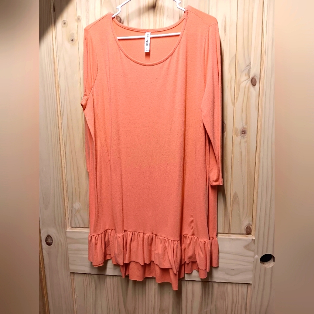 Zenana Premium Dress/ Tunic Top EUC